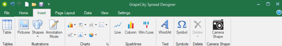 GrapeCity Spread Designer