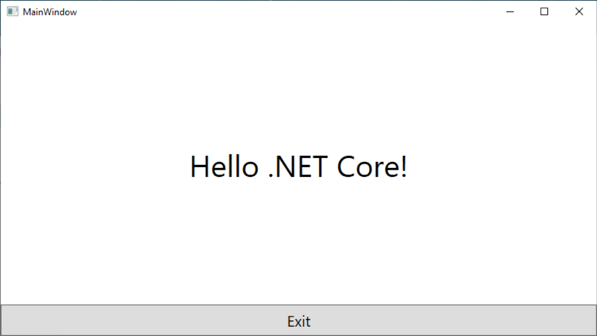Creating a new .NET Core 3.0 application