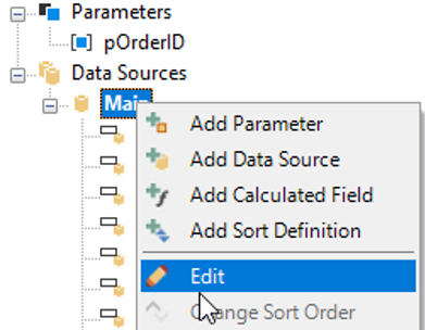 Using Parameters and Multiple Data Sources in FlexReport