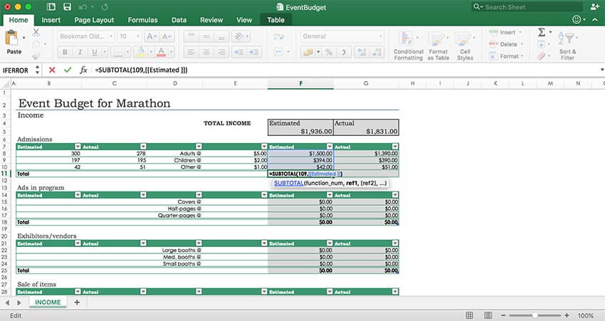 GrapeCity Documents for Excel, Java - Add formulas