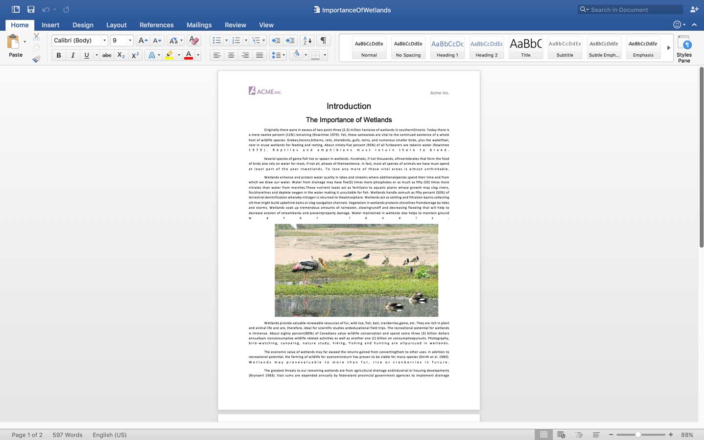 Modifying Word document and adding pictures