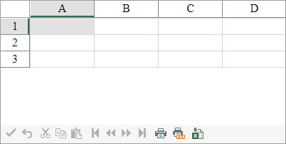 New PDF and Excel document export buttons