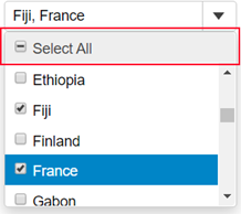 What's New in FlexChart Input - MultiSelect Filter