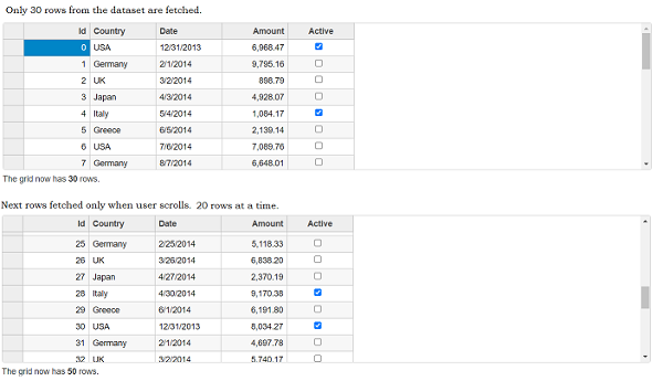 datagrid function