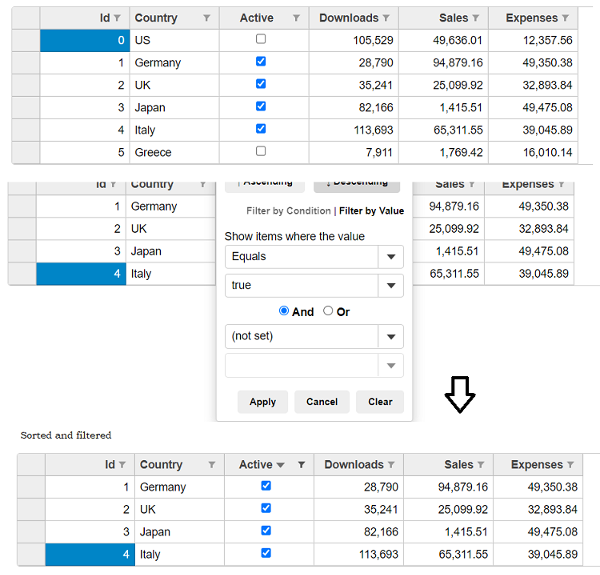 datagrid function