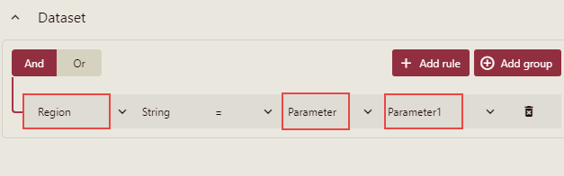 Set Filter as Parameter