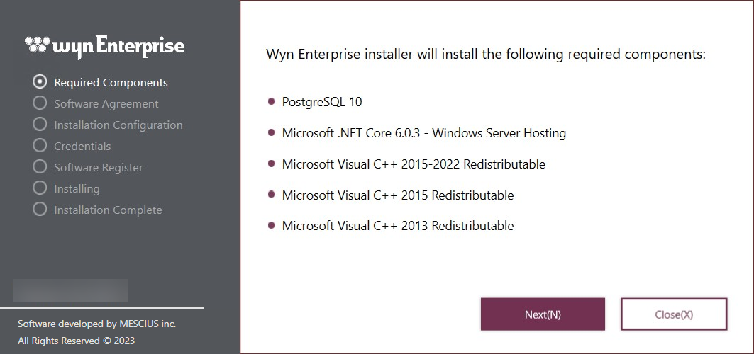 Wyn Enterprise Installer