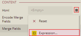 EXpression Option