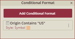 conditional format apllied