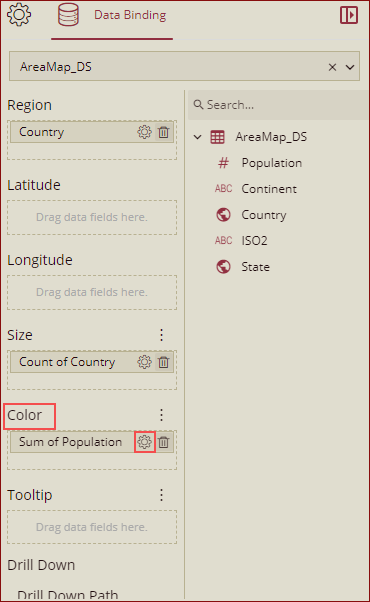 select numeric value for Color role