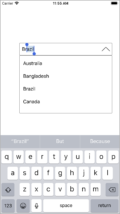 Xuni's ComboBox control