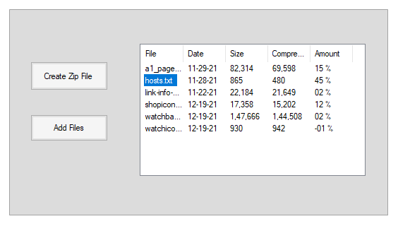 App UI with buttons and listview 