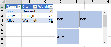 Slicer with custom formatting