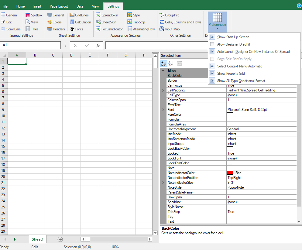 File Menu with items grayed out