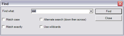 Search Dialog
