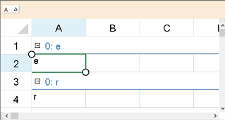 Using touch gestures when grouping