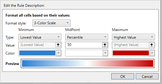 colorscale dialog