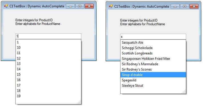 AutoComplete Preview