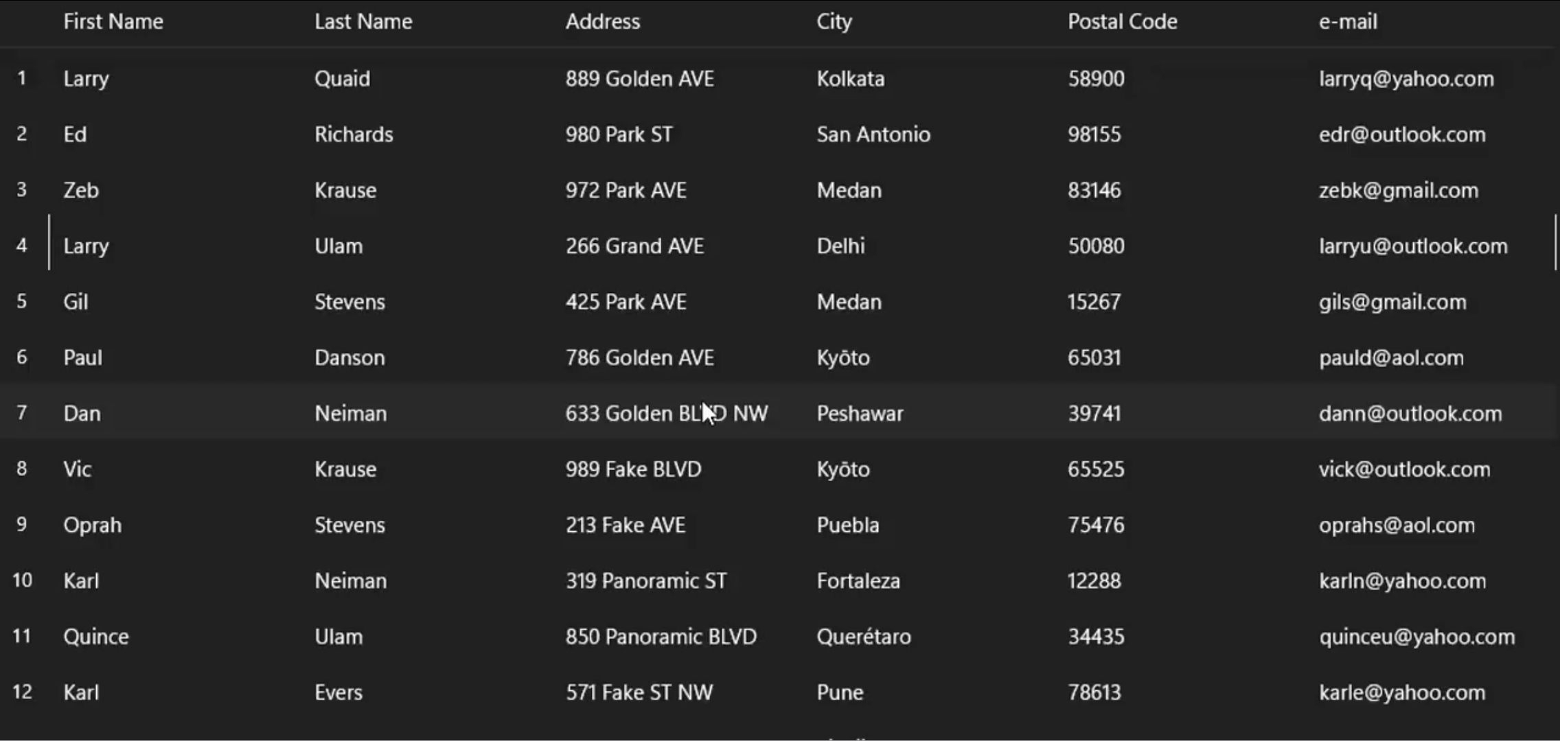 WinUI FlexGrid displaying Skeleton Loading content