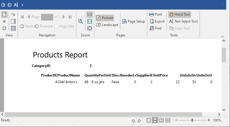 flexreport-filterdata-output