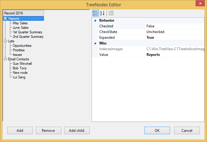 Node editor