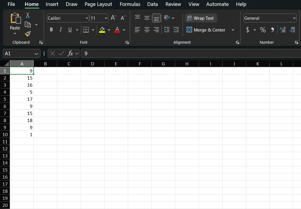 Example Excel File for a .NET XLSX to PDF Conversion Sample App