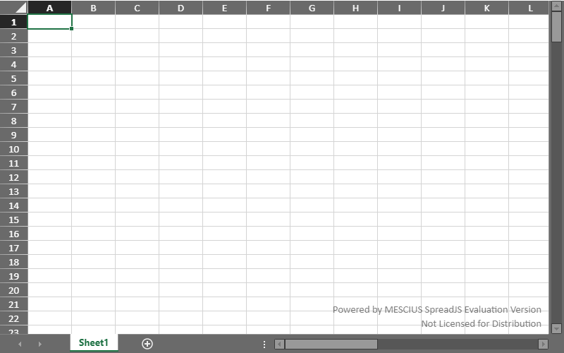 Create an Angular Spreadsheet Component Application