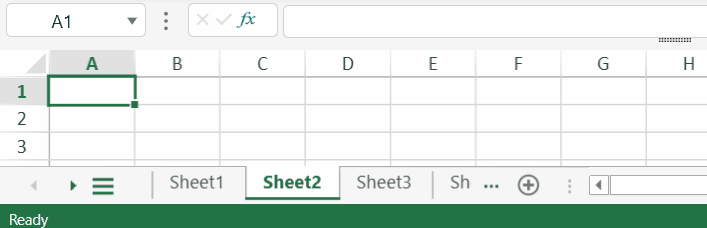 SpreadJS All Sheets dialog adapting to a short workbook height by hiding the search box UI element.