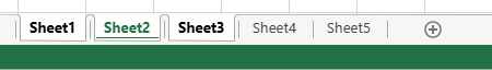 SpreadJS bottom SheetTab preview showing four CSS border-radius values applied separately to each tab corner.