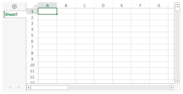 SpreadJS workbook showing worksheet tabs positioned on the left side using the tabStripPosition Workbook option.