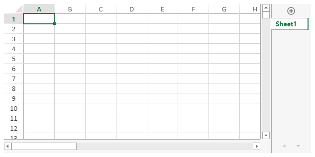SpreadJS workbook showing worksheet tabs positioned on the right side using the tabStripPosition Workbook option.
