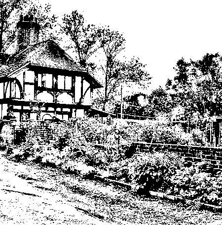 Image of the house after applying Thresholding effect