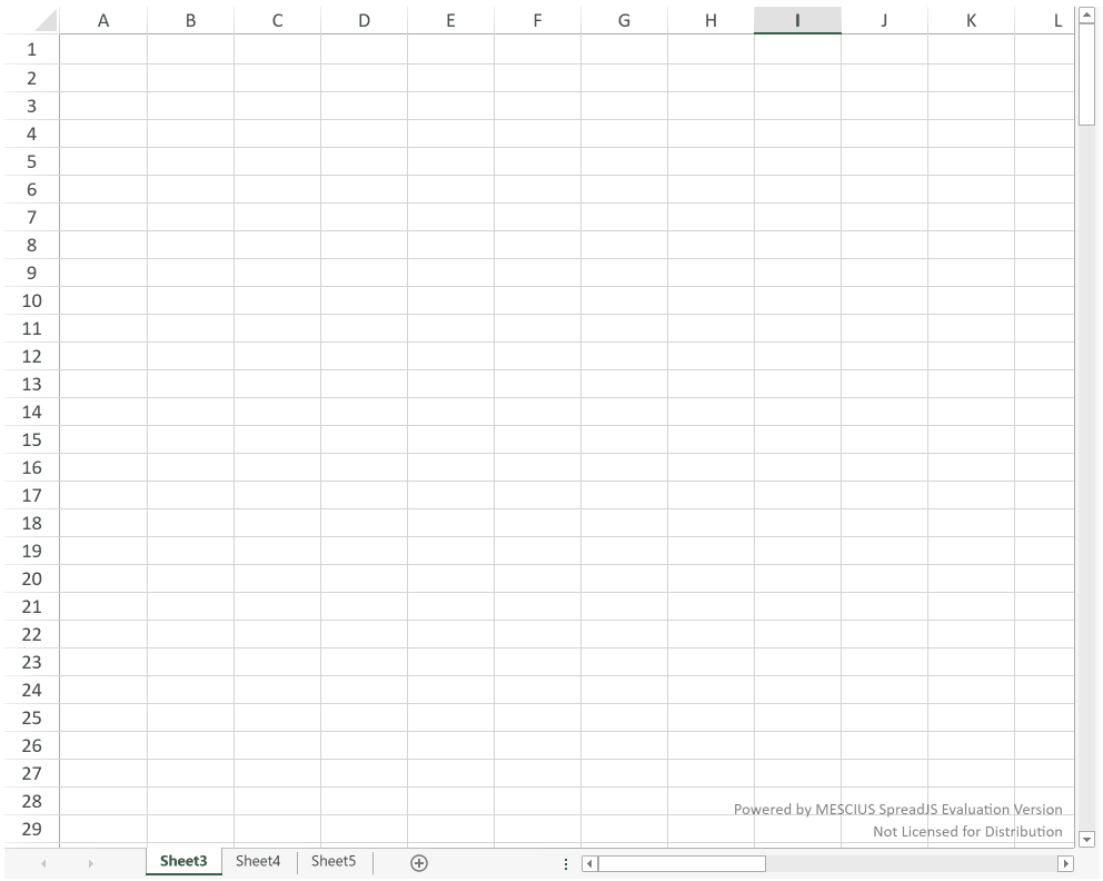 SpreadJS demonstrates dragging a touch selection indicator to expand a selected worksheet cell range in the direction of the gesture.