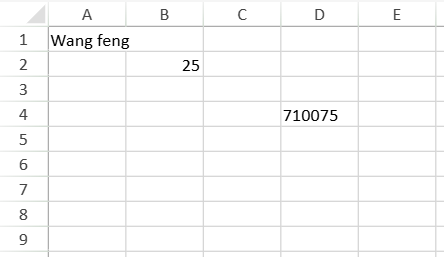 SpreadJS worksheet displays object properties in individually bound cells, including a nested postcode resolved through the address.postcode binding path.
