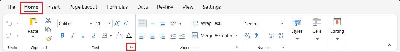 SpreadJS Designer Home tab with the Borders menu open, showing the More Borders command developers use to access advanced cell border settings.