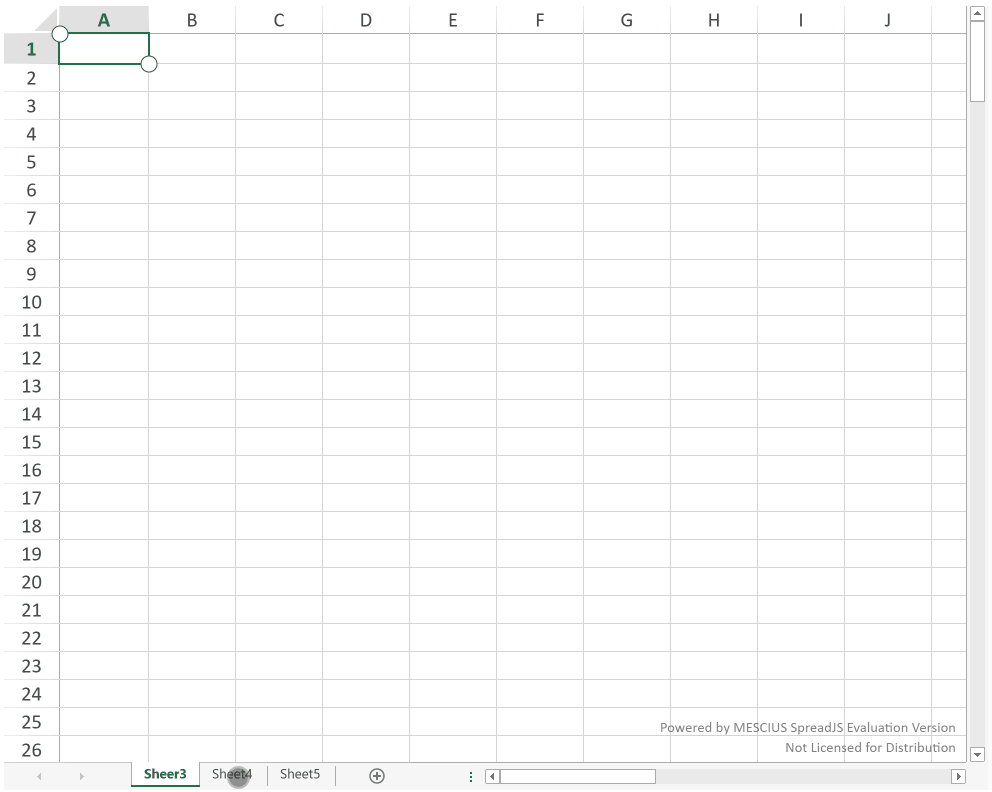 SpreadJS touch workflow demonstrates tapping a sheet tab to switch worksheets and double-tapping it to edit the sheet name.