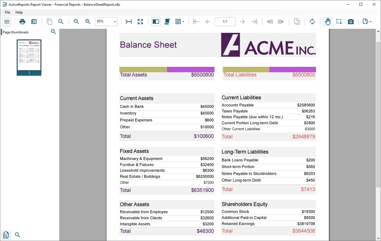WinForms Viewer