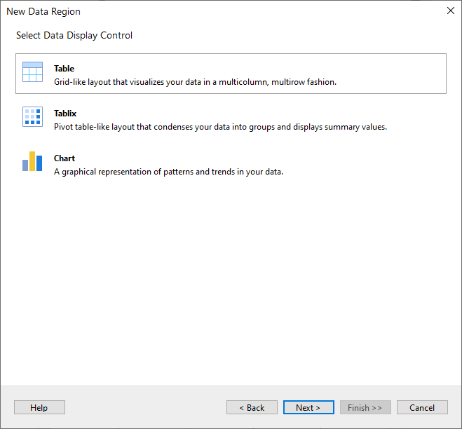 Add a New Data Region