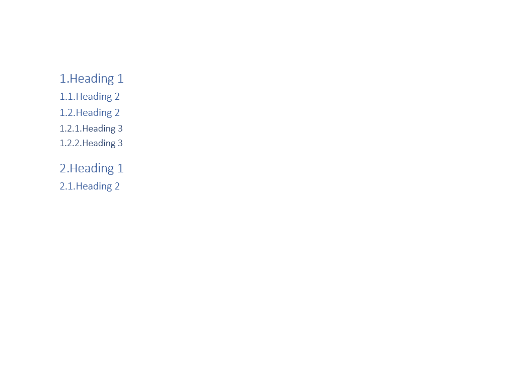 DsWord document showcasing the use of AUTONUMLGL field