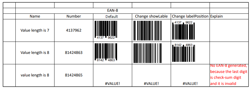 EAN-8 barcode