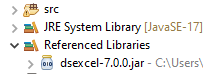RJar file under the Referenced Libraries