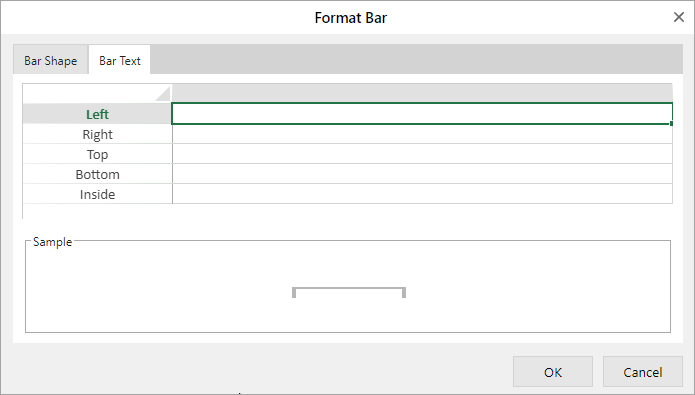 GS-Format bar text