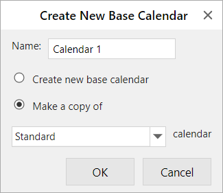 GS-create new calendar