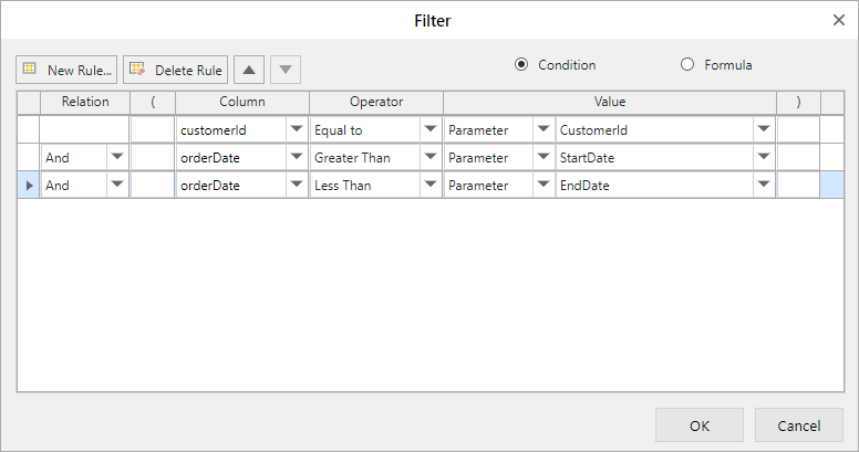 RS-Parameter-filter