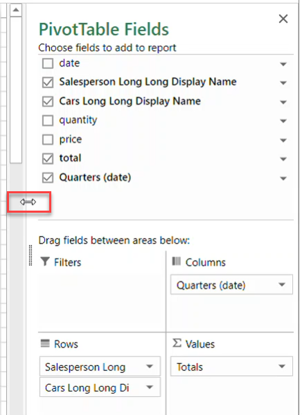 ResizablePivotTableSidePanel