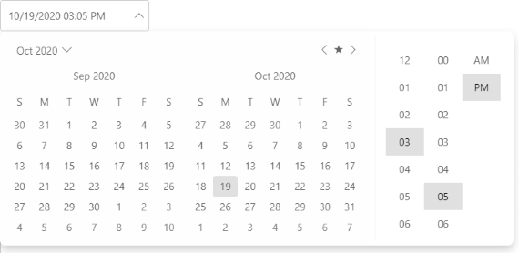Showing Multiple Calendar Months