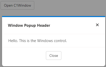 Blazor Windows