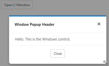 Modal mode in Windows