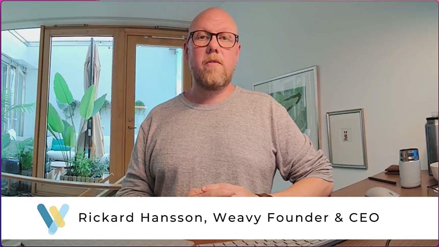 Rickard Hansson, Weavy Founder