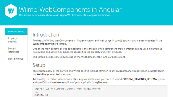 Web Components in Angular Demo